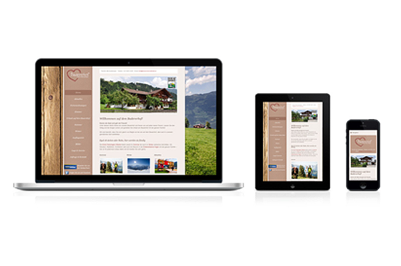 Responsive Webseite